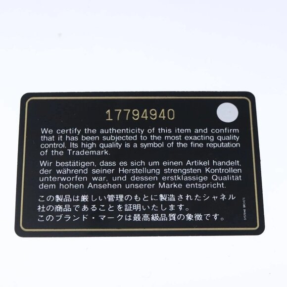 CHANEL Matelasse Hand Bag Grained Calf Skin Black CC Auth - Picture 11 of 16